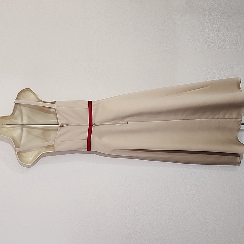 Forever Yours Dress Vintage 90s with Bow Cream Size 8 - Picture 11 of 12